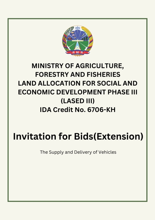 Invitation for Bid (Extension)​